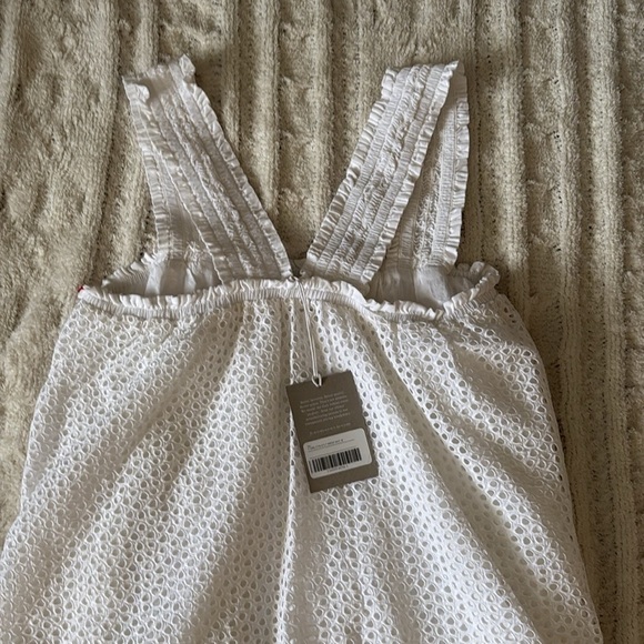 Everlane Textured White Midi Dress - Picture 8 of 13